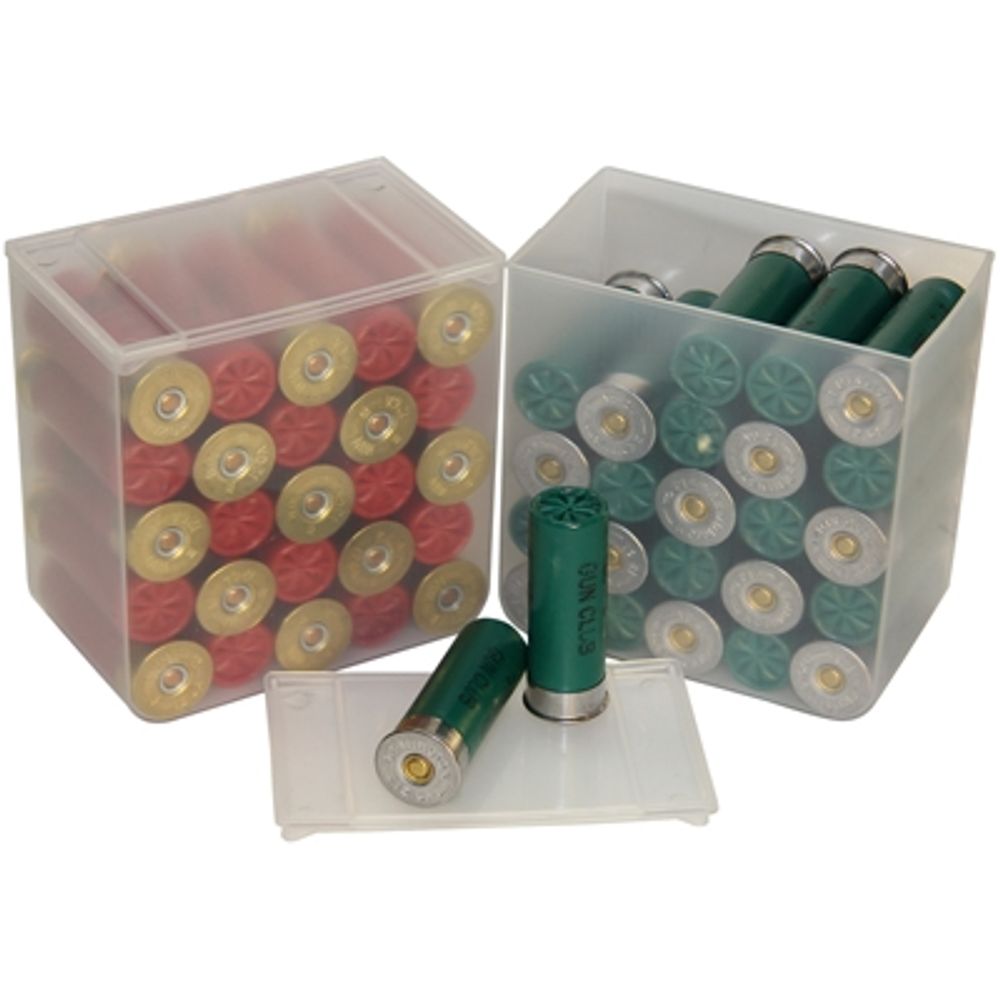 Mtm Case Gard Shell Stack Shotshell Storage Boxes 25rd 4 Pack Deguns