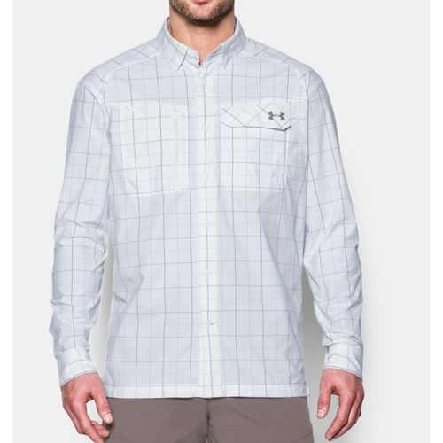 under armour men's fish hunter plaid long sleeve