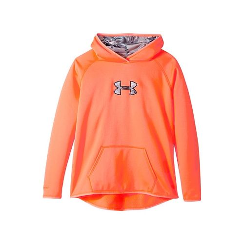 youth orange under armour hoodie