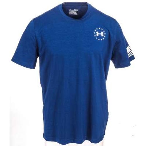 navy blue under armour shirt