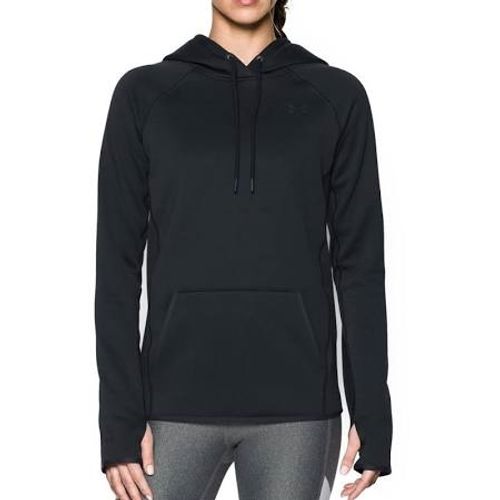 all black under armour hoodie