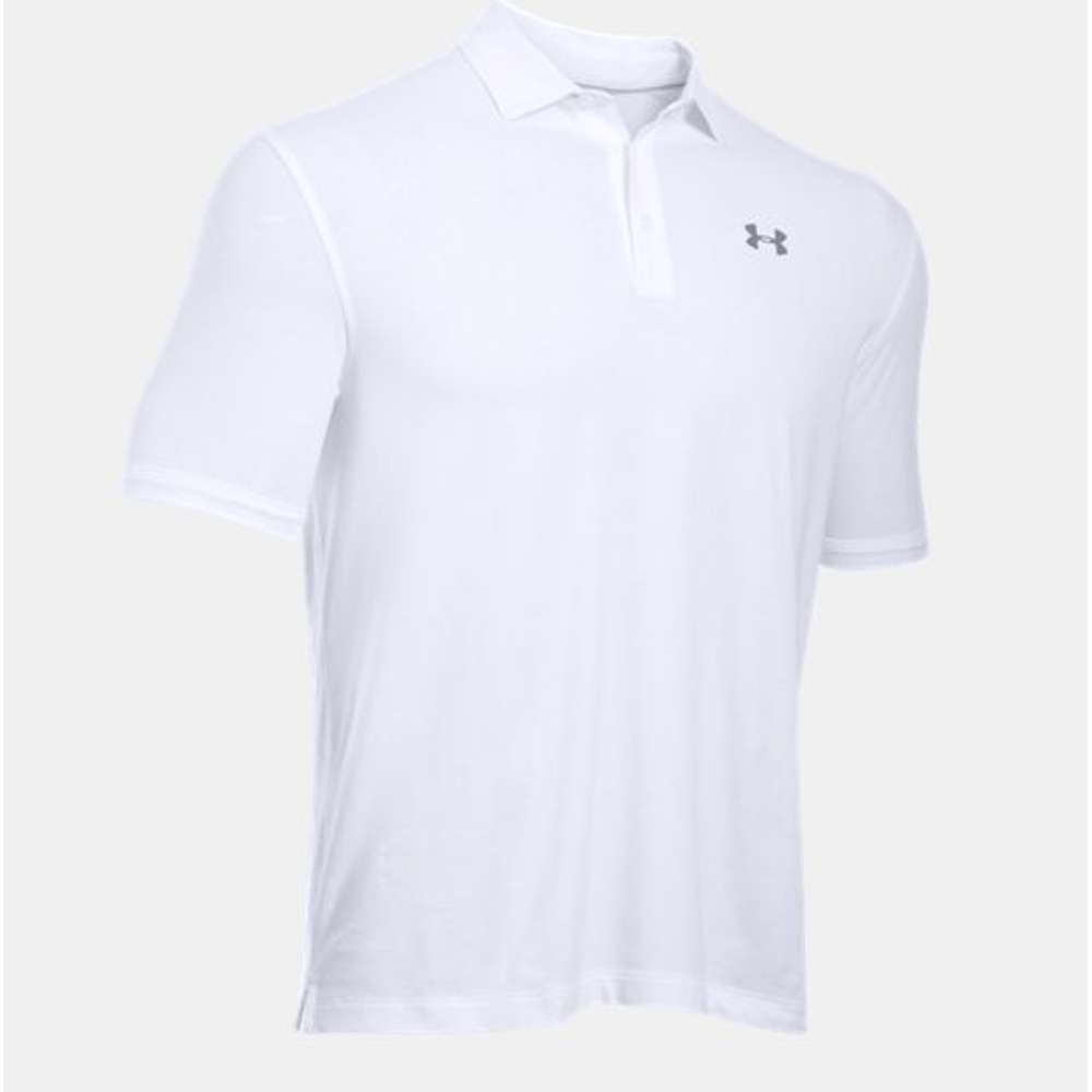 under armour men's charged cotton scramble golf polo